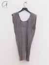 BASERANGE 25 Early Spring V-neck top BAS-TOMX-LC-SP25-HH BAYON GREY (YELLOW)